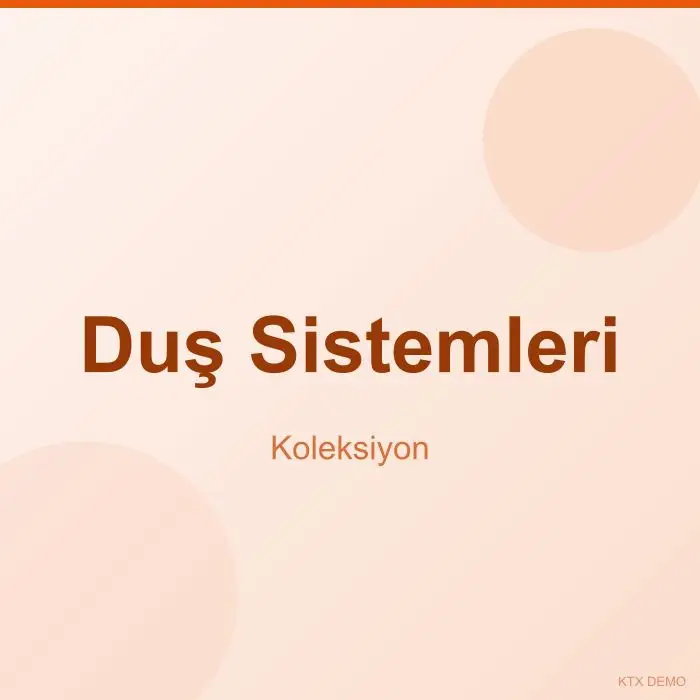 Duş Sistemleri
