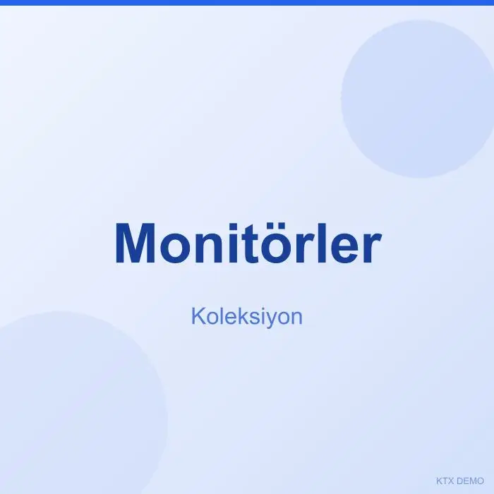 Monitörler