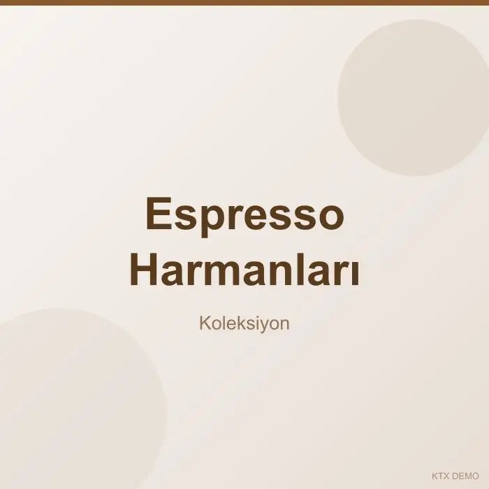 Espresso Harmanları