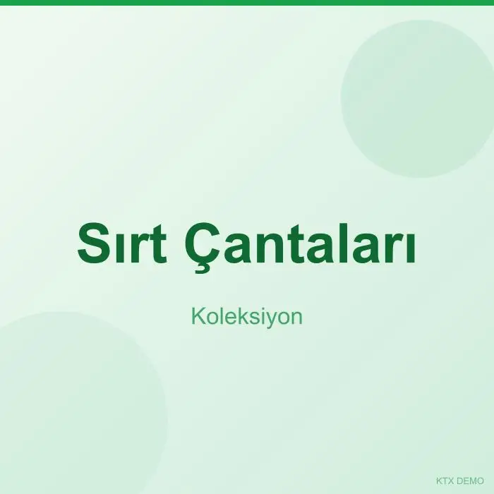 Sırt Çantaları