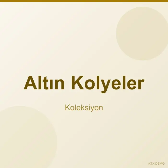 Altın Kolyeler