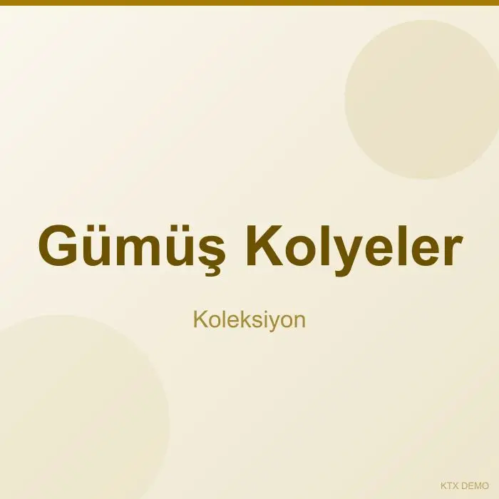 Gümüş Kolyeler