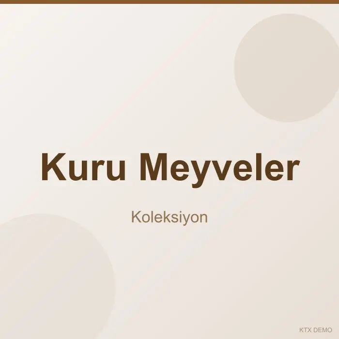Kuru Meyveler