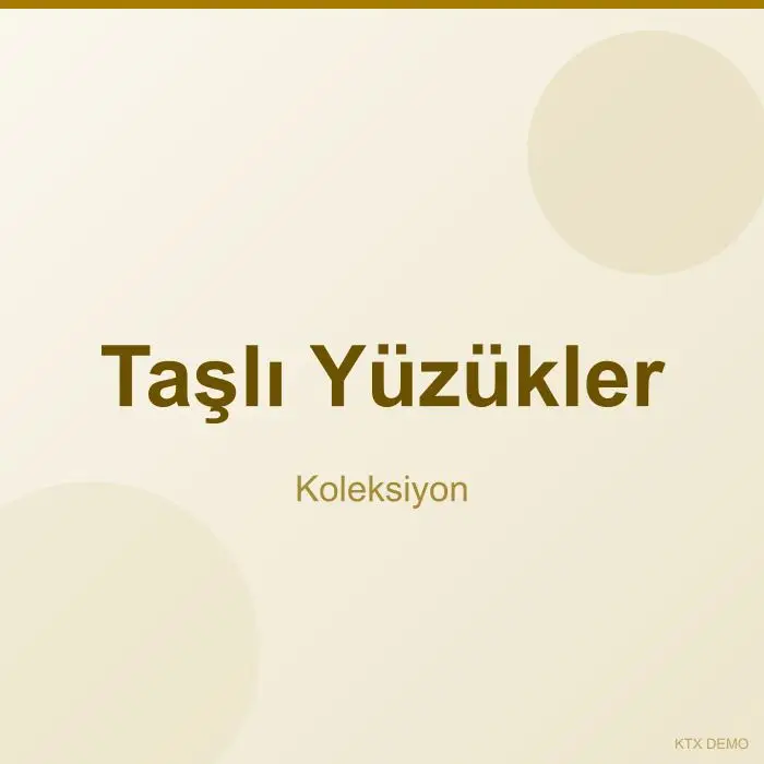 Taşlı Yüzükler