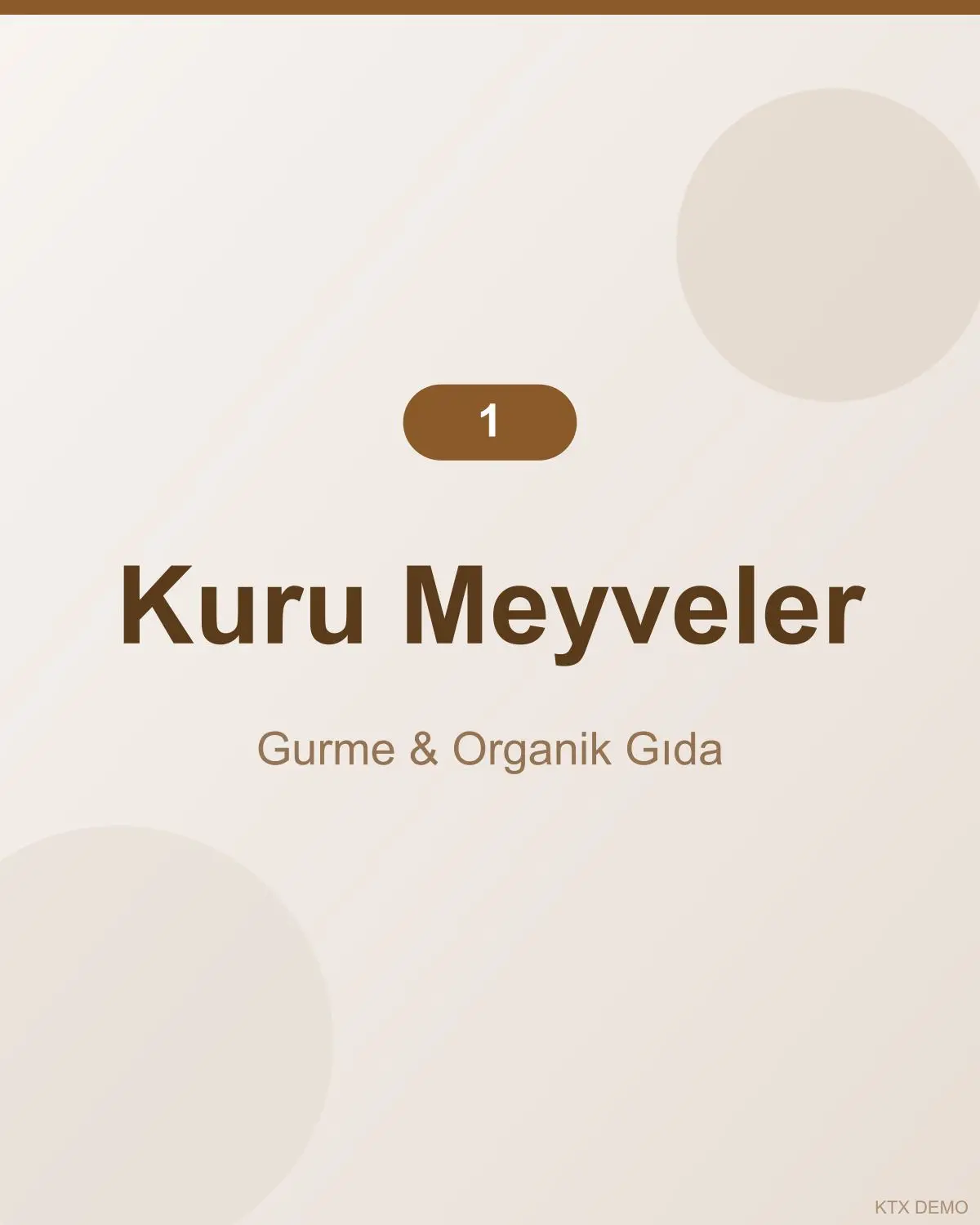 Dengeli Akdeniz Kuru Meyve 1
