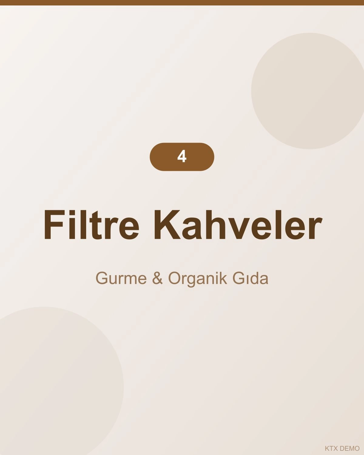 Dengeli Akdeniz Filtre Kahve 1