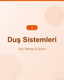 Premium Antrasit Duş Sistemi 1