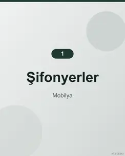 Rustik Mermer Şifonyer 10