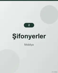 Rustik Mermer Şifonyer 10