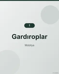 Minimal Ceviz Gardırop 3