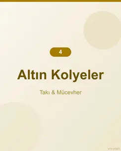 Işıltılı Topaz Altın Kolye 1