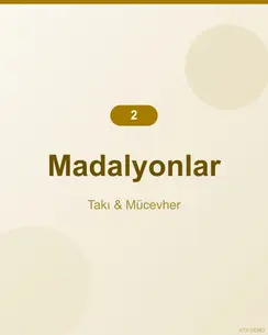Işıltılı Topaz Madalyon 5