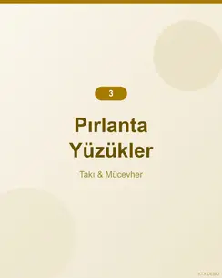 Işıltılı Topaz Pırlanta Yüzük 9