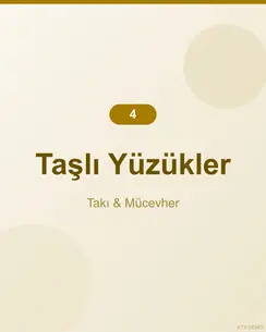 Işıltılı Topaz Taşlı Yüzük 5