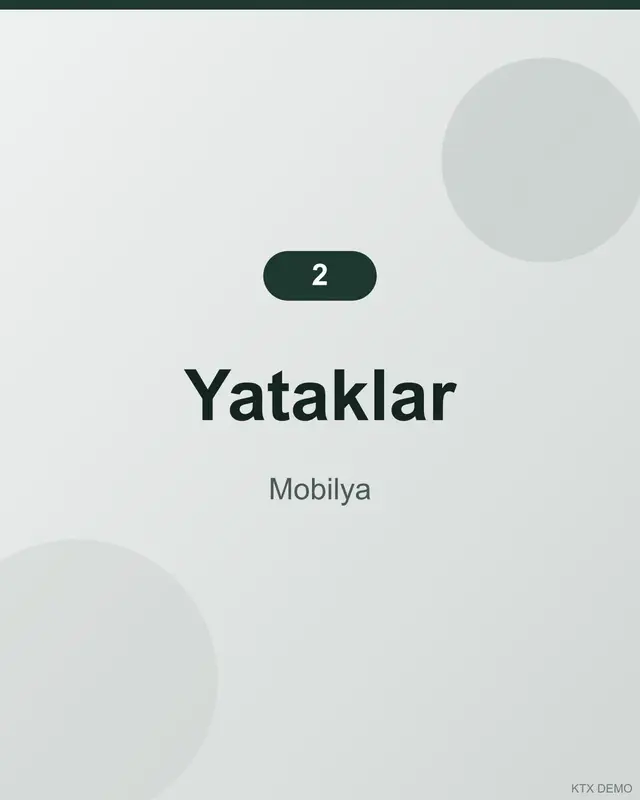 Modern Meşe Yatak 8-2