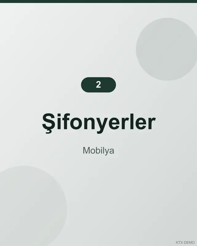 Klasik Deri Şifonyer 9-2