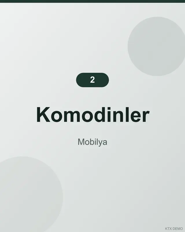 Rustik Mermer Komodin 2-2