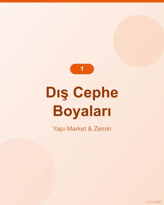 Dayanıklı Meşe Desen Dış Cephe Boyası 12
