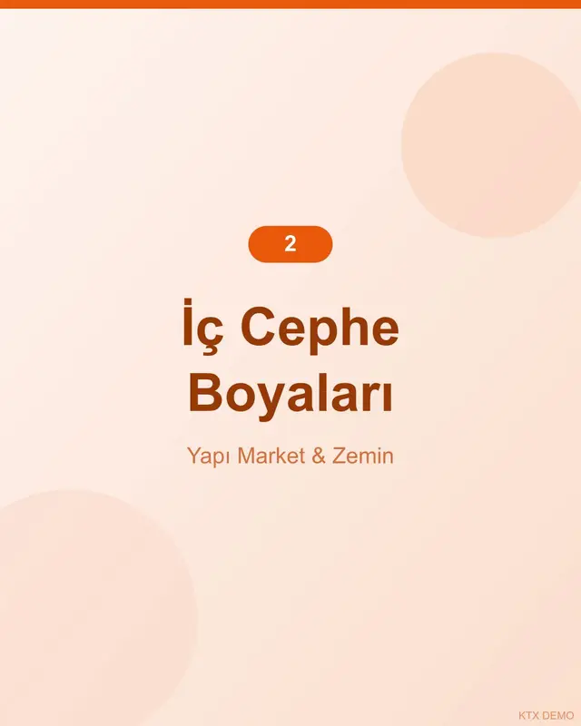 Dayanıklı Meşe Desen İç Cephe Boyası 12-2