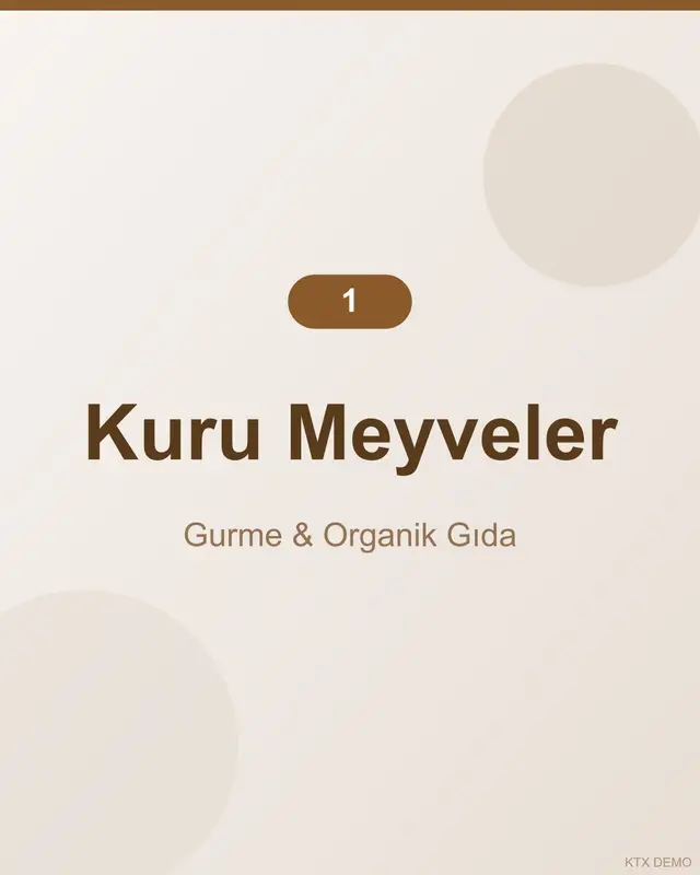 Dengeli Akdeniz Kuru Meyve 1