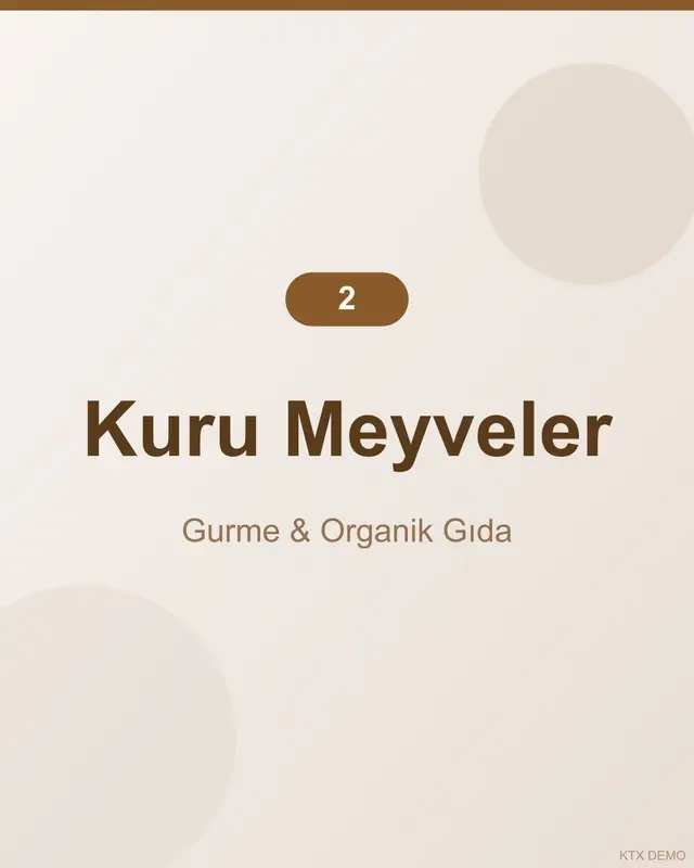 Dengeli Akdeniz Kuru Meyve 1-2