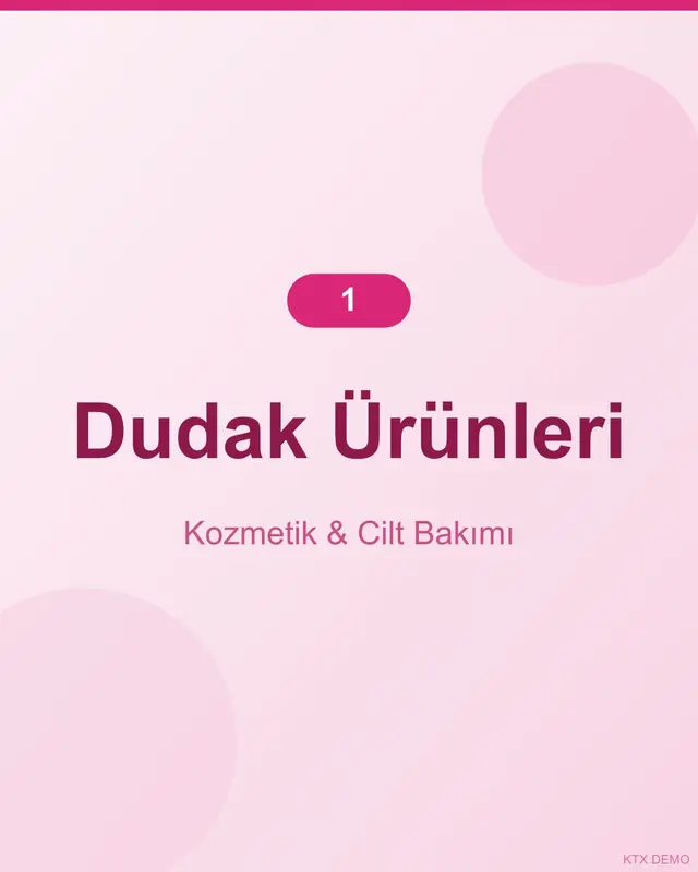 Onarıcı Aloe Veralı Ruj 1