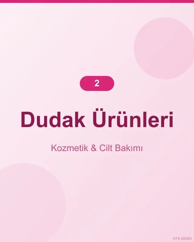 Onarıcı Aloe Veralı Ruj 1-2