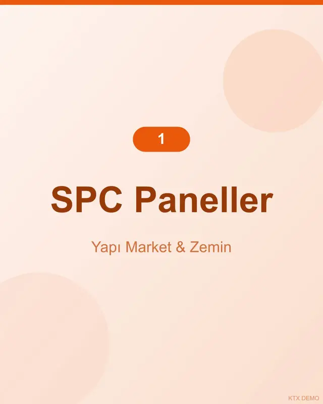 Ekonomik Beton Desen SPC Panel 3